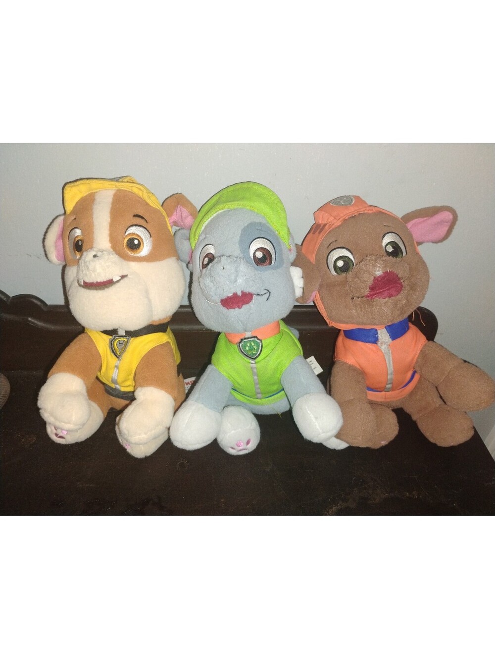 GUND Paw Patrol Plush Toy Set - Rubble, Rocky, and Zuma